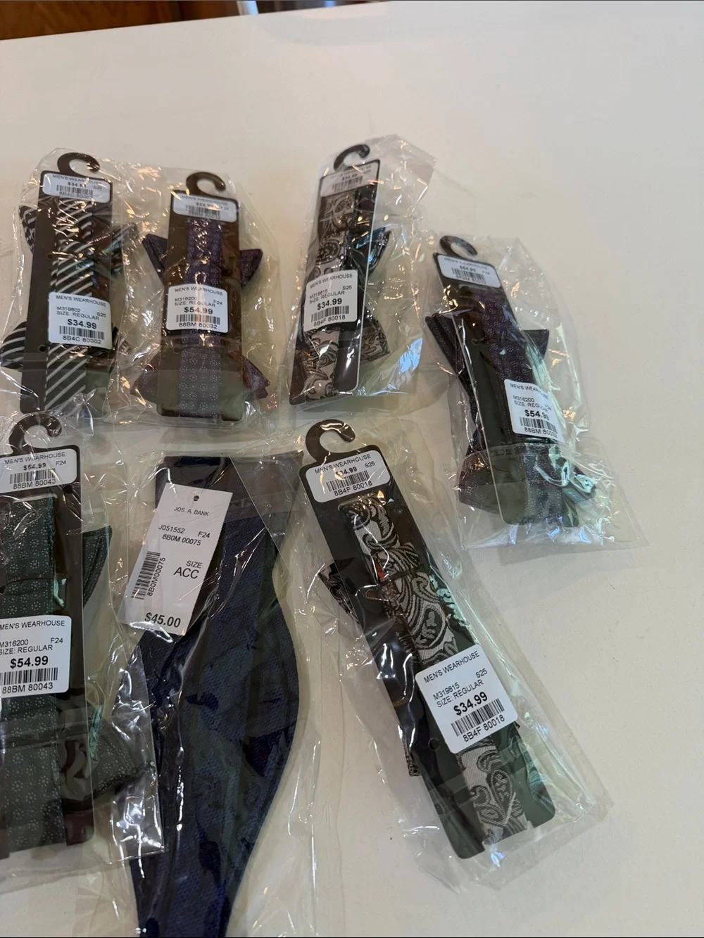 Jos. A. Bank Lot Of 8 Bow Ties All New. Tub50